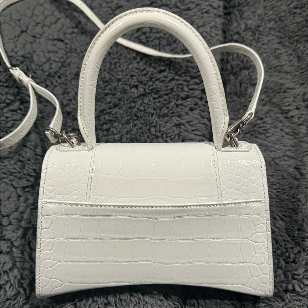 Balenciaga Hourglass Croc Embossed Bag - Picture 4 of 12